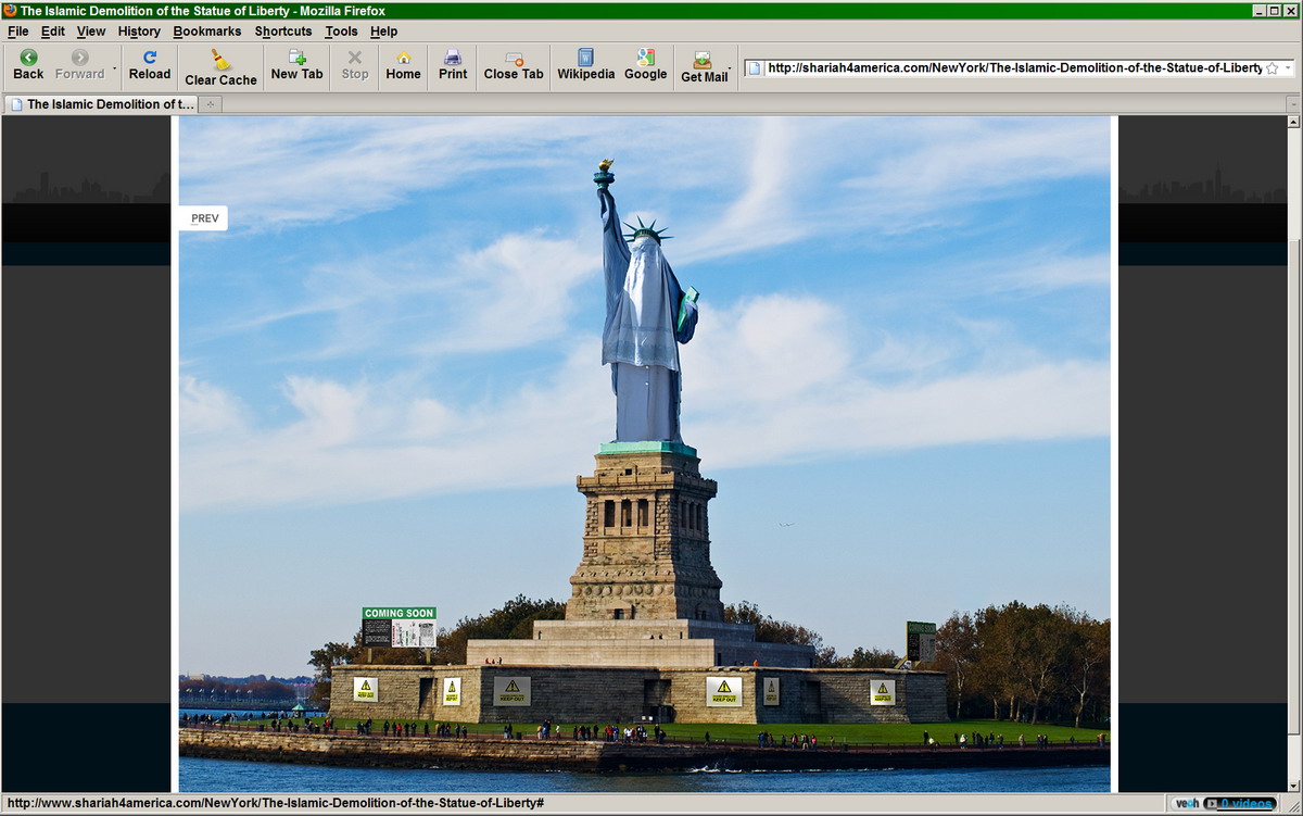 @Joe_S_Pure Just a few years ago a U.S.  Muslim web site was calling for the demolition of the Statue of Liberty on their web sit Sharia4America.