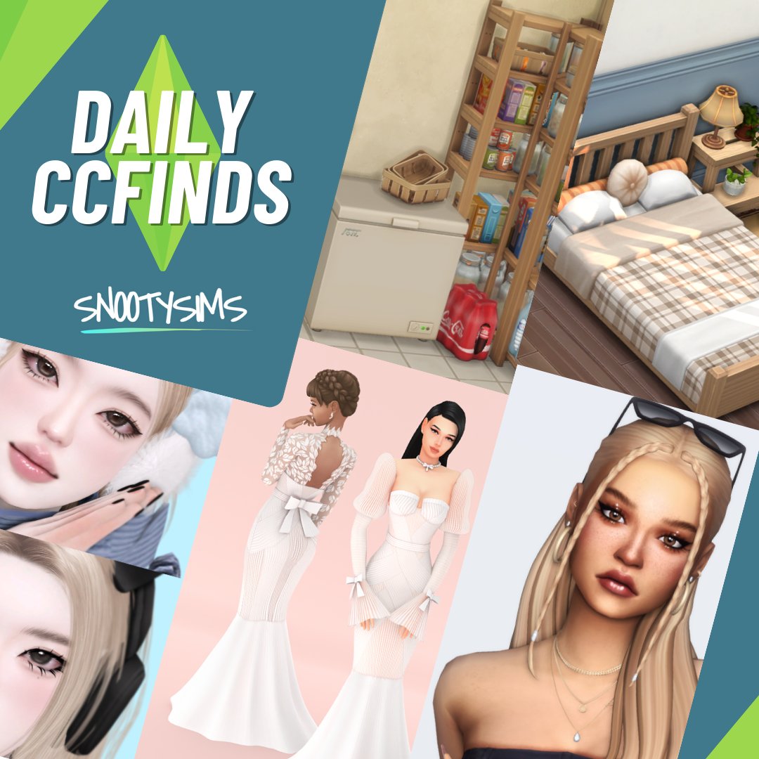 ⋆𐙚₊˚⊹♡ Check out our Daily CC finds for today ~ #TheSims4 #Sims4 #Snootysims #Sims4Cc #Sims4CCfinds ─ A thread