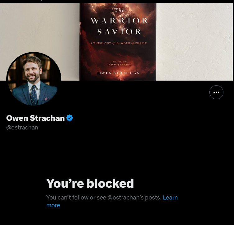 I thought @ostrachan wasn't racist? Is blocking the 'owner of the largest adobe constructed fireworks superplex in the southern half of the southwest region and also some trucks' the Gospel? I think not!