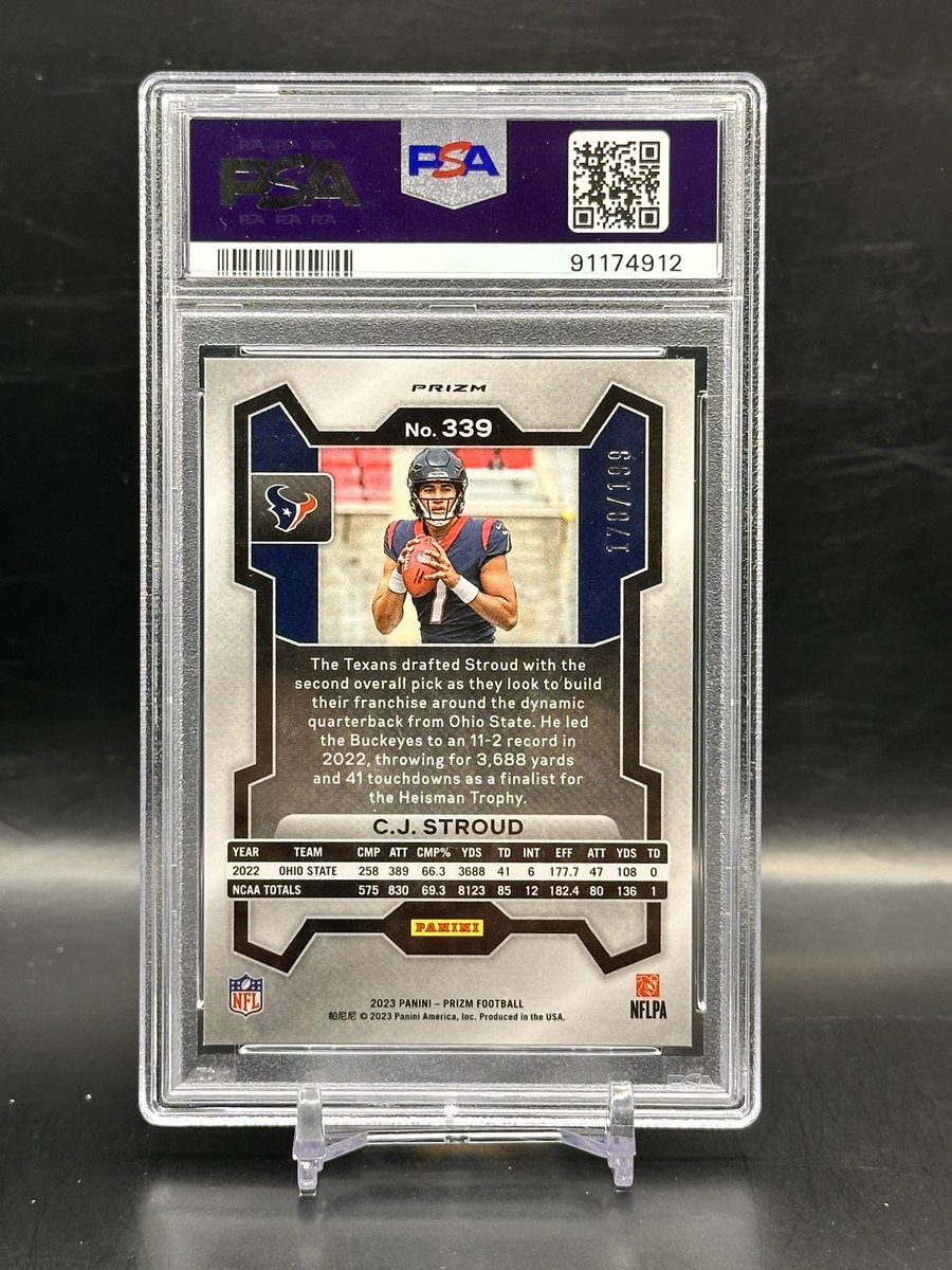 For sale now at @mycard_post and you’ll save on all those feBay buyer fees! Reach out and click my the link, make me an offer and buy now! #cjstroud #cjstroudcards #Texans #nflcards #thehobby #cardcollector #cardshows #sportscardsforsale #forsale mycardpost.com/card-details/1… @PSAcard