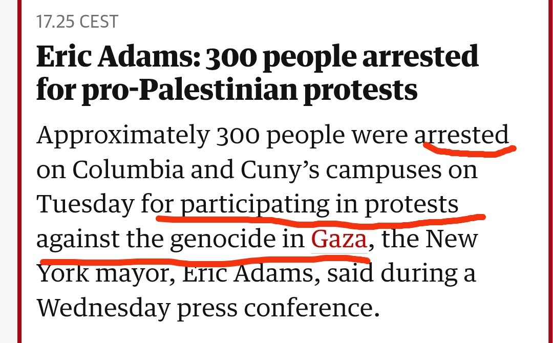 Perhaps for once the right words just slipped out...
how absurd is all this folks?
@guardian