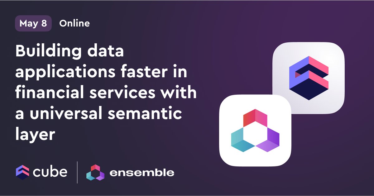 the_cube_dev's tweet image. Speed up your data app development in financial services! 🚀 Join Cube &amp;amp; Ensemble for insights on using a universal semantic layer to balance strong security with rapid delivery.

🔗 Register here: cube.registration.goldcast.io/events/41a7e43…

#DataGovernance #FinTech #DataApplications