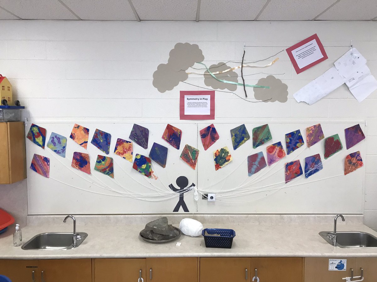 our kite symmetry display board ( check it out next week)