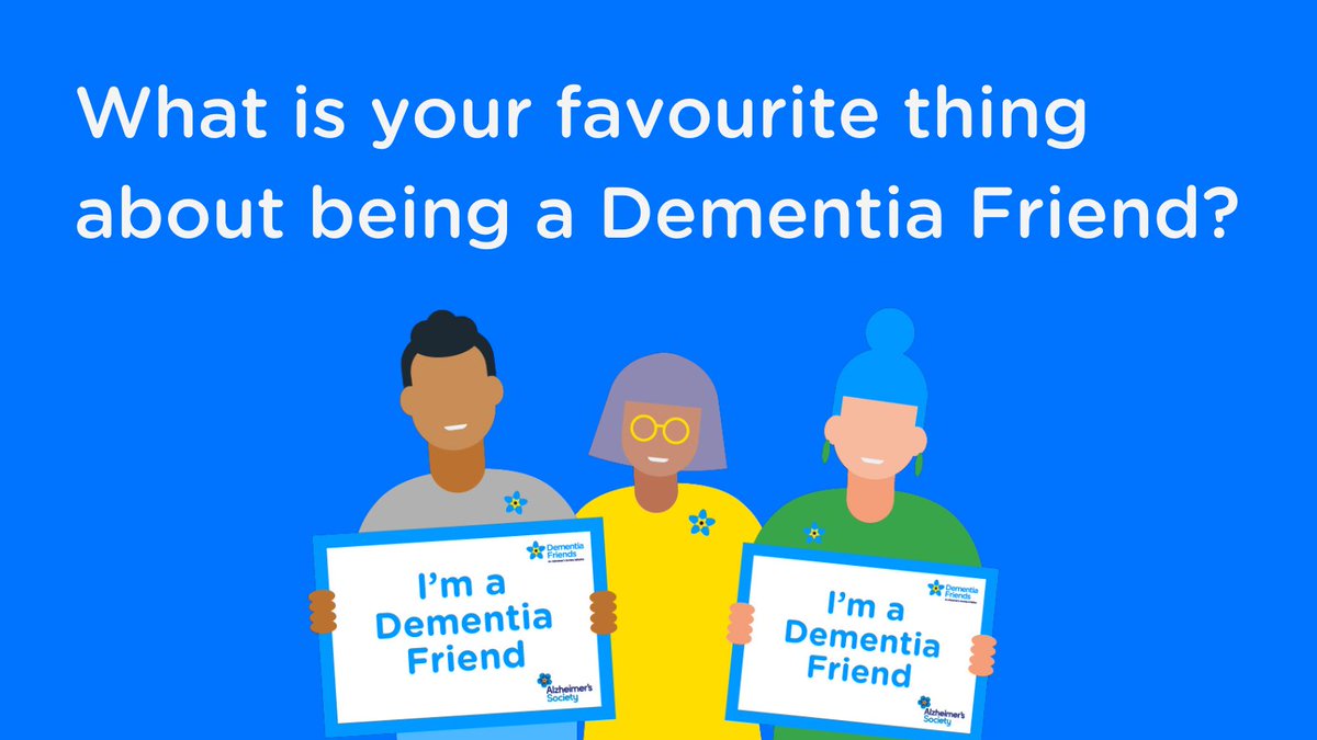 Dementia Action Week is May 13 – May 19. Why not sign up to become a Dementia Friend and take action by learning more about dementia to help those in your community 💙 

What is your favourite thing about being a Dementia Friend?

Sign up here: spkl.io/60164NHEC