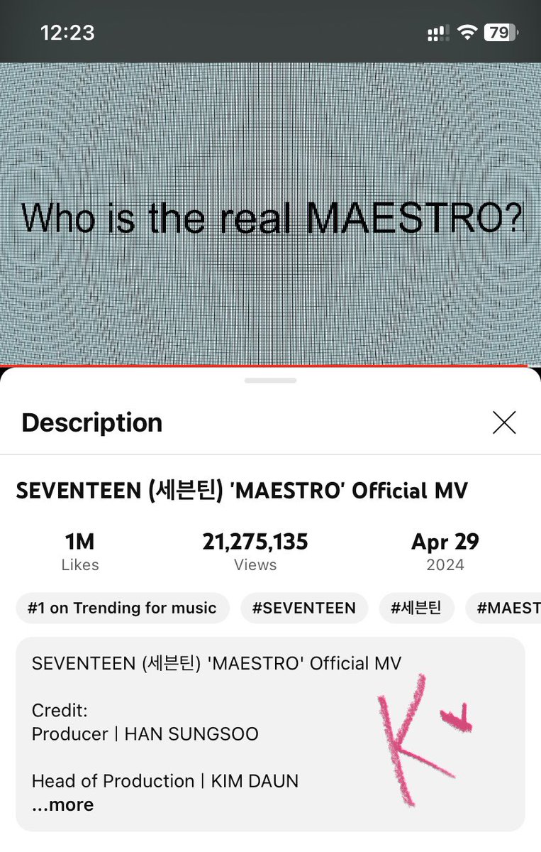 [DON'T BREAK THE CHAINS] I dare you to stream SEVENTEEN 'MAESTRO' Official MV 🔗youtu.be/ThI0pBAbFnk?si… Lets aim #17_IS_RIGHT_HERE be a successful comeback #SEVENTEEN #MAESTRO @jeonhannieyoo @picheolinshi @imyjeonwonwoo @hantteugeowo @llovemingyuuu @717folio @/everyone na !