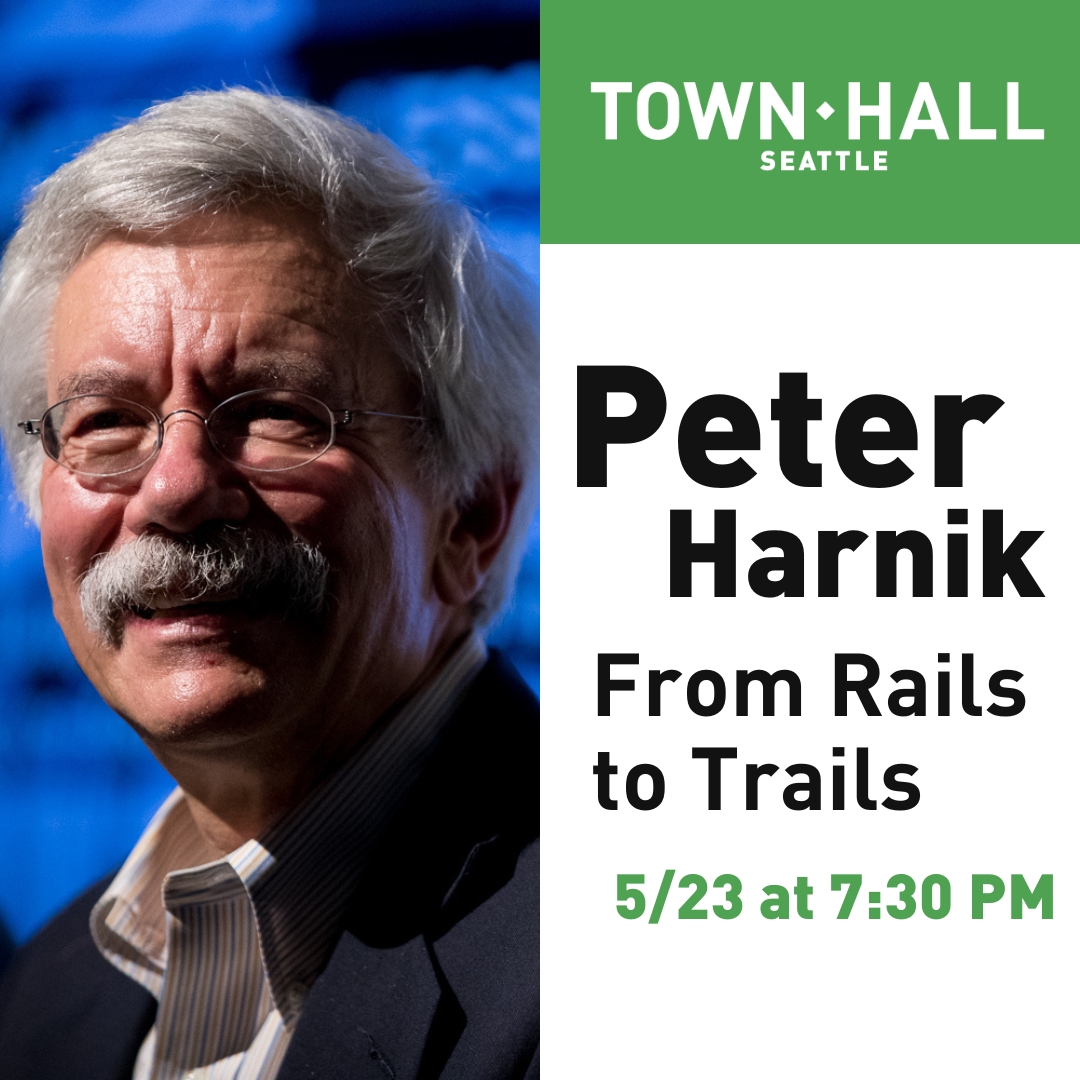5/23 at 7:30 PM | Peter Harnik discusses ways that Seattle — and the nation— can repurpose old transportation corridors to improve the environment, reduce energy use, and curtail climate change. @railstotrails bit.ly/4bg0tpV