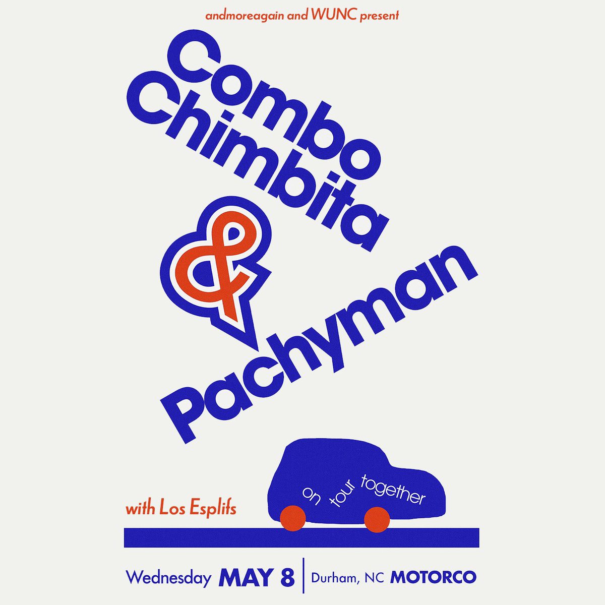 🚨TICKET GIVEAWAY🚨 PACHYMAN & COMBO CHIMBITA will be at @motorcomh on May 8th! Want a chance to win a pair of tickets? Send an email with your name and the subject COQUETO to wuncmusic@gmail.com right now! Winners will be notified on Friday. ⭐️ 🎵 🌴