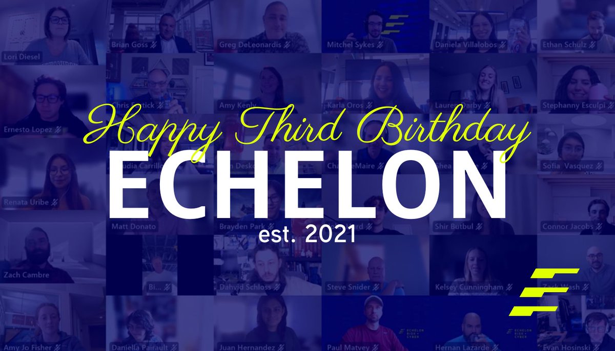 🎉 Happy Third Birthday, Echelon! 🎉

⭐️Today is the day! Let’s raise a toast! A huge thank you to everyone who has been part of this adventure and contributed to our success. Here's to continuing our journey together!

#EchelonBirthday #GrowthJourney #YearThreeMilestone