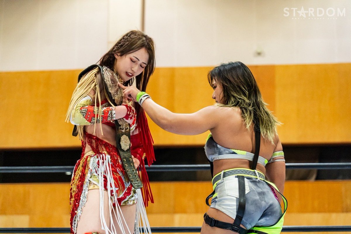 First two Championship matches being teased/set for STARDOM Flashing Champions on May 18th - Wonder: Saori Anou (c) vs. Ami Sohrei or Natsupoi - High-Speed: Saya Kamitani (c) vs. Saya Iida Heck of a start. Really hoping for the High-Speed one to come through on the big show.