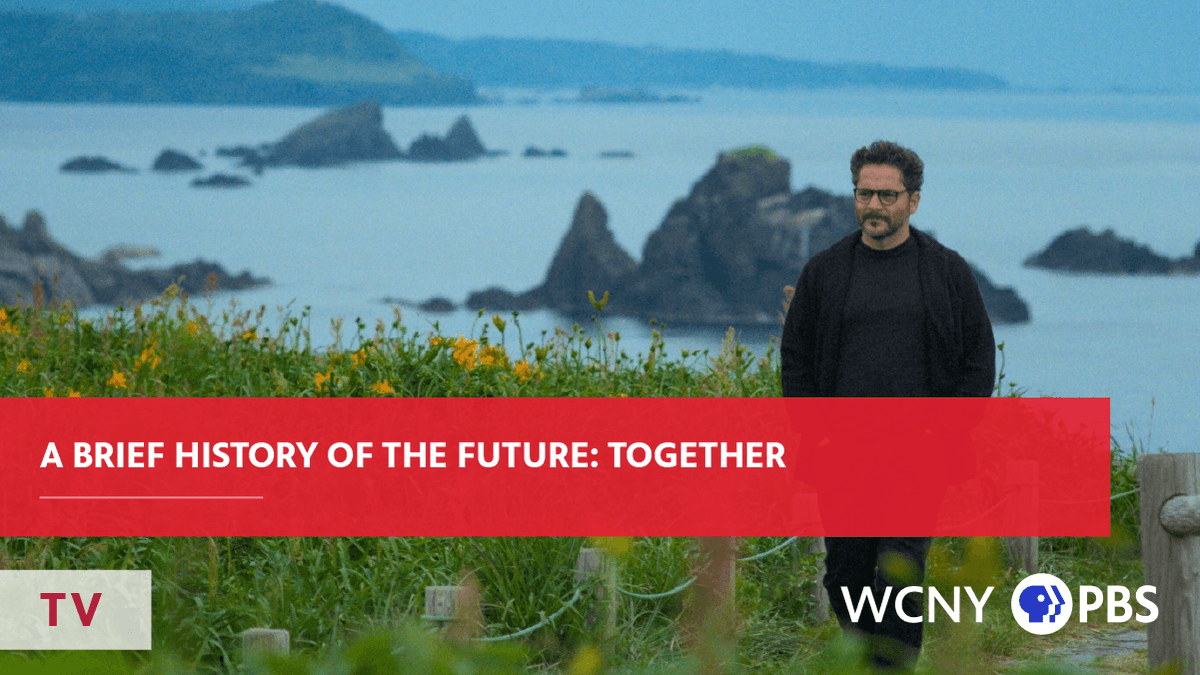 A Brief History of the Future: Together | Watch May 1 at 9 p.m Throughout history, humans’ unique capacity for cooperation has set us apart. Ari Wallach explores the internal changes we enact that have the potential to impact those around us, our broader communities & societies.