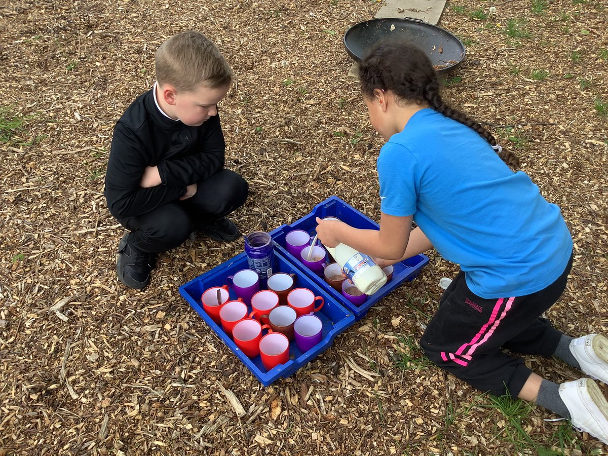 Outdoor Adventurers- and not forgetting our brilliant hot choc makers today!