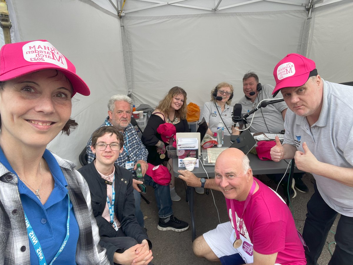 #ThrowbackThursday to last year broadcasting live at @BanhamSecurity #marsdenmarch for @royalmarsden 💙We'll be there again this year so please come & have a chat on air - we'll be cheering you on at the finish line & on route. Info on how to listen live on the day coming soon👀