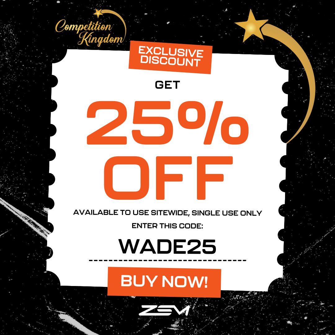 Shout out to @Competition_K1 who have given me an epic exclusive discount code to share with you all! GET 25% OFF SITEWIDE! ➡️USE CODE: WADE25 🏆WIN DAILY CASH PRIZES Don't sleep on this opportunity! Good Luck! Enter Here: competitionkingdom.co.uk/competitions #ZSM #CompetitionKingdom