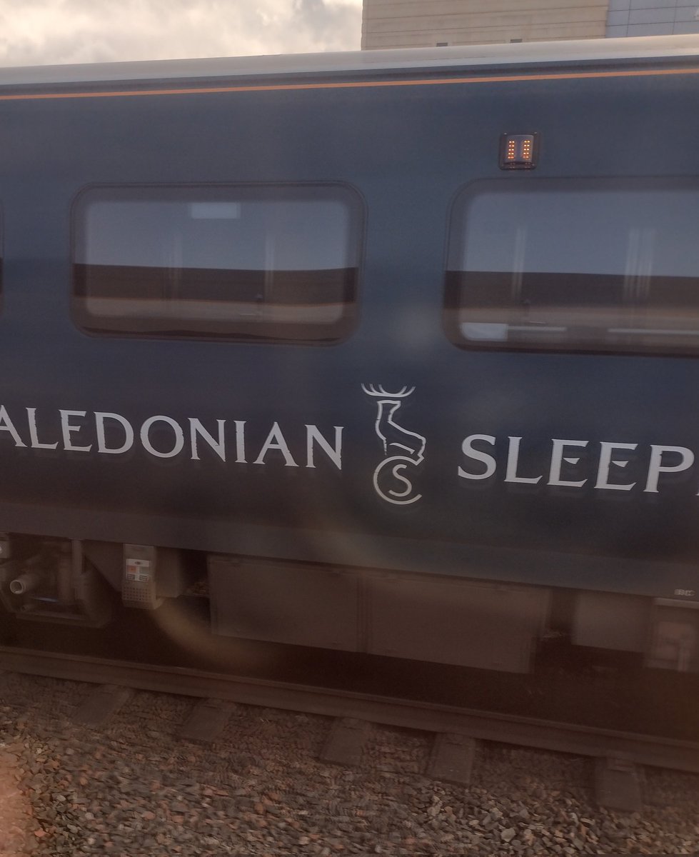 Is it just me or does the Caledonian Sleeper logo look like a pine marten with a Klingon Bat'leth?