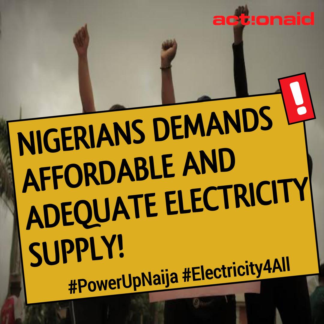 Every citizen deserves access to affordable and reliable electricity. Let's advocate for accessible power for all. #PowerForAll #AffordableEnergy
#PowerUpNija
#LaborDay2024 
@ActivistaNG
@Act
#Youth4GreenEco