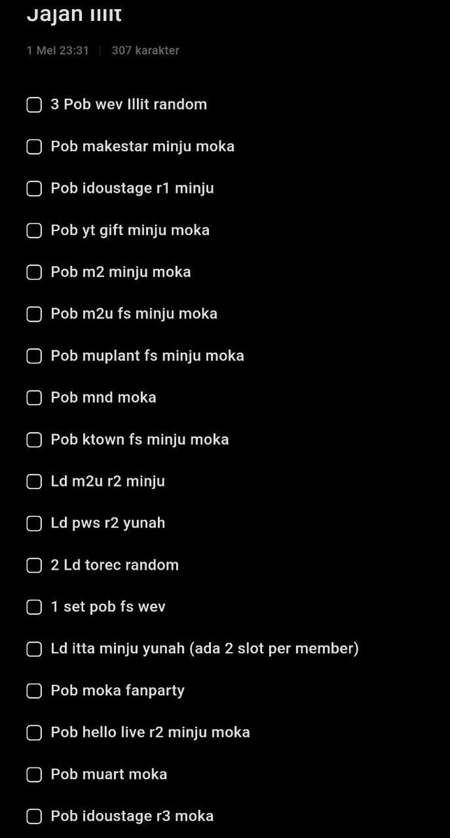 Ilask! Sender mau kurangi beberapa koleksi pc, kira2 nge keep yang mana aja ya? Soalnya sender bingung pose nya pada cakep😭😞