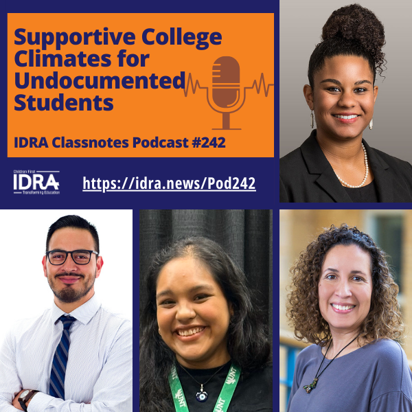 🔊 Anti-immigrant rhetoric impacts students' lives deeply. IDRA stands for immigrant student rights, even against legal threats like the Texas Dream Act challenge. Listen to our latest podcast episode & be part of the conversation: idra.news/Pod24 @paigedugginslaw