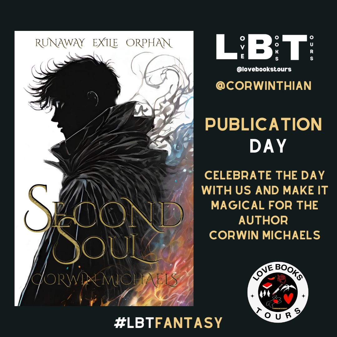 Happy publication day for Second Soul by Corwin Michaels. Great front cover. @corwinthian @lovebookstours  #LBT #LBTCrew #PublicationDay