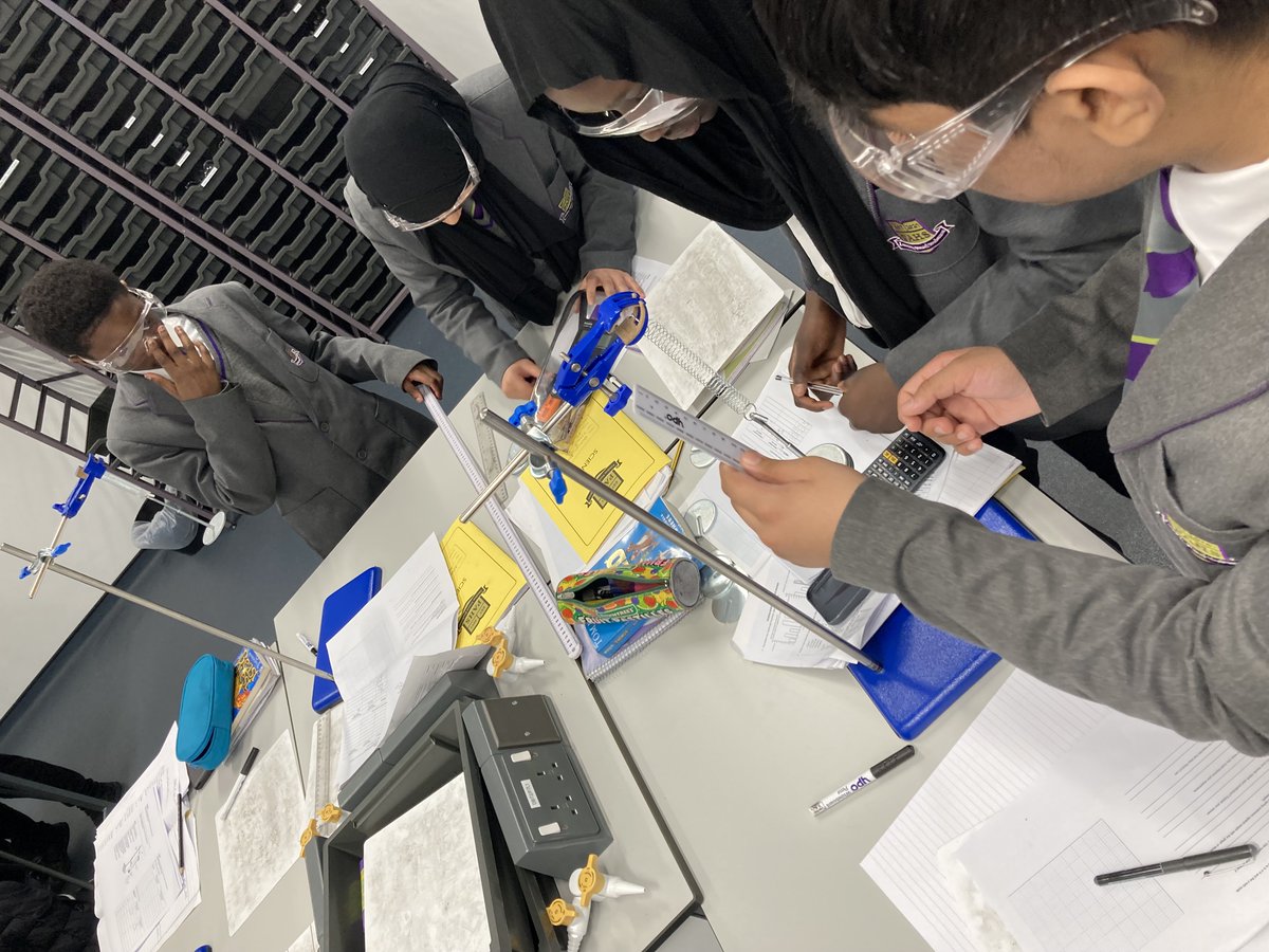 🔬 Y7 Scientists are diving into the world of physics with a hands-on exploration of Hooke's Law! 🌟 They're conducting experiments to see how springs stretch under different weights, learning about force and elasticity. #ScienceRocks #HookeLaw #PhysicsFun #STEMeducation'