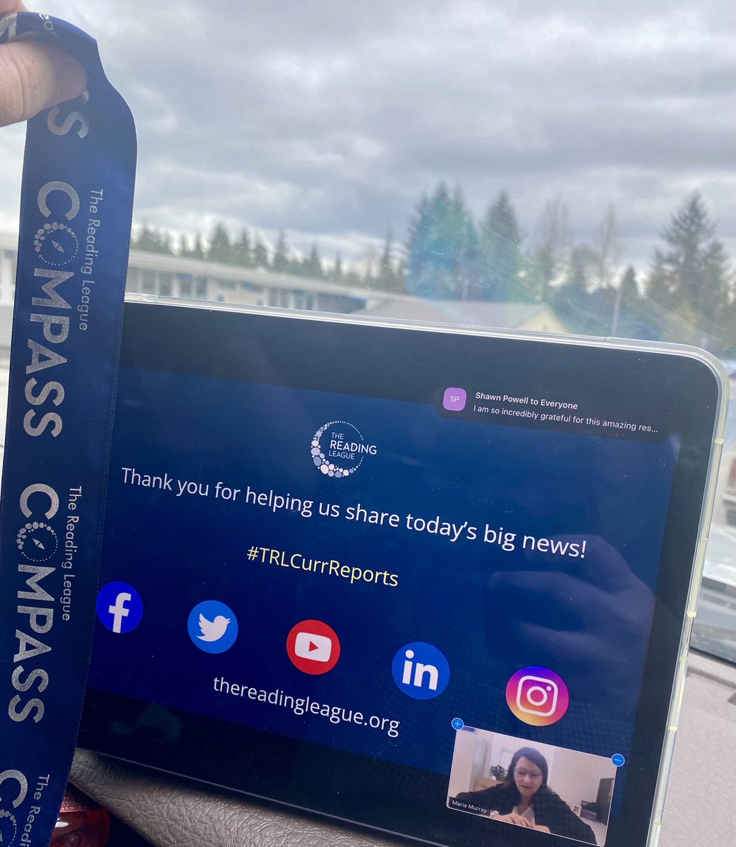 Exciting day for Science of Reading! Cut the ribbon for the launch of the Reading League’s Compass Curriculum Reports!  #TRLCurrReports I’m here on site visiting Petersburg, AK elementary teachers and their implementation of CKLA! What a perfect way to start the visit!! #aklearns