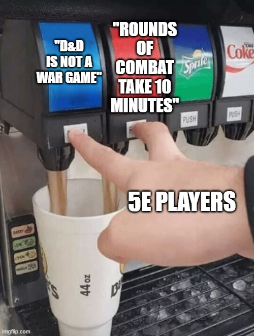 You need to admit it, #5ednd is a wargame
