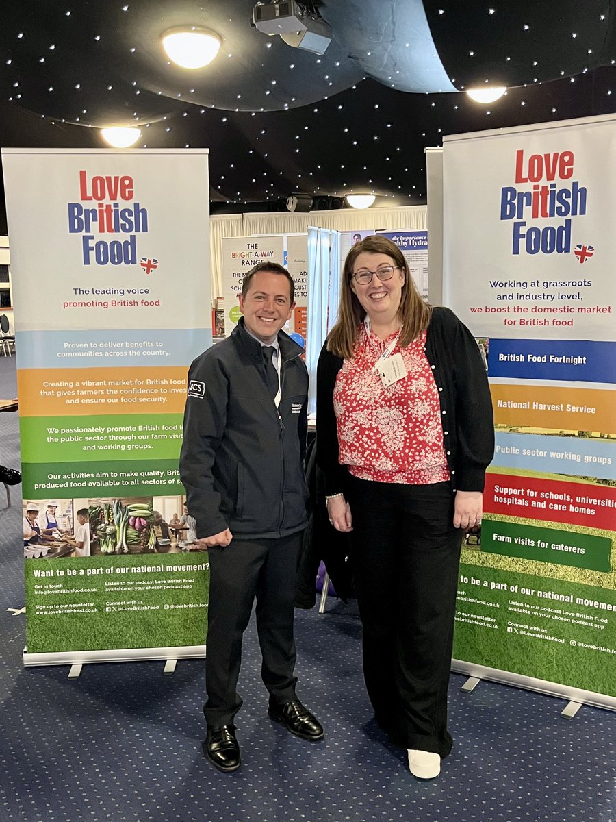 Great to catch up with ⁦@kathbreckon⁩ today at the ⁦@ypoprocurement⁩ Food Expo 🇬🇧 ⁦@LoveBritishFood⁩