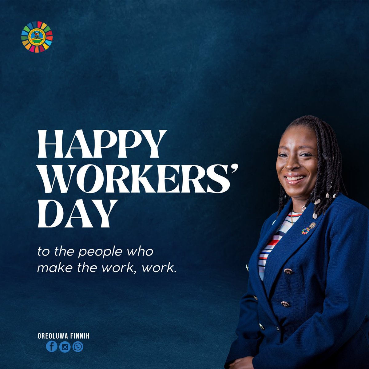 Every institution is powered by the people who make the vision work. Today, I celebrate workers everywhere whose commitment and tenacity contribute to better lives and economies. Take a moment to applaud yourself for the great work you do. You are doing well. Happy Workers’ Day!