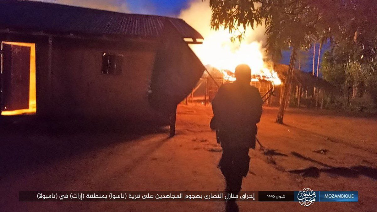 🔴 Les militants de l'organisation terroriste ISIS ont mené une attaque contre le village chrétien de Nasua dans la région d'Erat à Nampula au Mozambique.

 ▪️L'église chrétienne du village a été incendiée.

📰 Flash Info 
👤 👉🏻 Pour rester informé, suivez 
@Realnews829984…