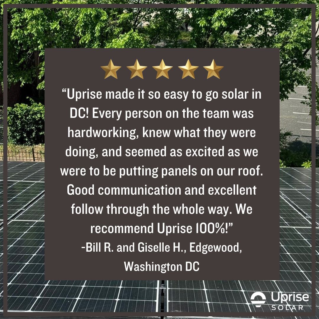 We like to say we're a 5-star solar company...but don't just take our word for it 😏 We love hearing from customers like Bill and Giselle, and would love to make your solar experience just as exceptional! 🌞

#gosolar #solarforall #loveourcustomers