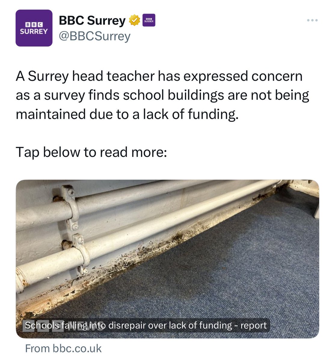 🚨 4 out of 5 Head Teachers said they don’t have the budget to maintain their school buildings 🚨 DfE: it’s up to local authorities and trusts to make their own decisions on investment in their schools What do we do when Trusts don’t respond to H&S complaints? @DamianHinds