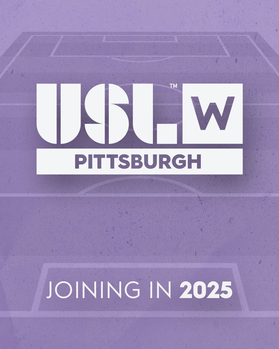 We are thrilled that our @RiverhoundsSC will be joining @USLWleague in 2025! 👏👏👏 As women's soccer continues to grow in Pittsburgh, we now have a pathway for players to aspire to play at the next level! 💪🖤💛