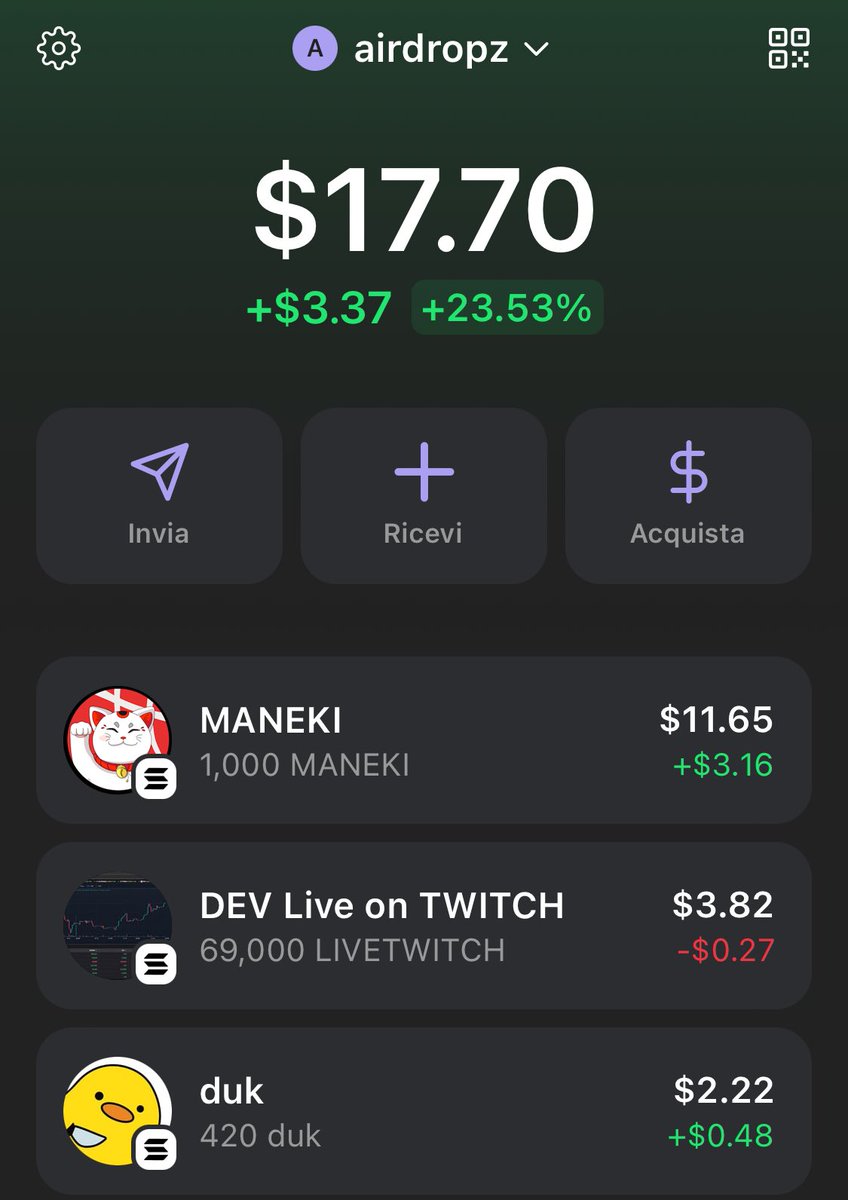 Yoooooo

#LIVETWITCH COMES IN CLUTCH 🫡

2nd best AirDrop after $maneki

Making $duk the 3rd best AirDrop

Shoutout to @livetwitchsol really cool project and genuine people 🫶🏻

Give them a follow they deserve it

AirDrop anything to:

HY9PF4ecaxmrSWnx1goJ6tTz18QdYvVPEBQyDXABjwqC