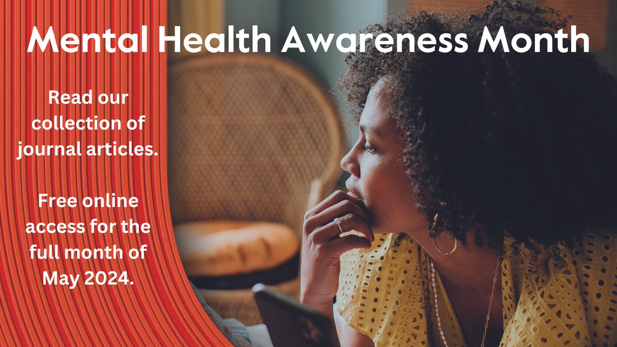 Today marks the start of Mental Health Awareness Month. We are proud to present a curated selection of recently published journal articles addressing mental health and wellbeing. Explore nearly 150 articles by esteemed authorities in the field. cambridge.org/core/browse-su…