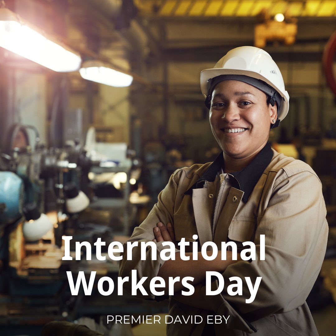 On #InternationalWorkersDay we celebrate the victories of workers and the labour movement. Together we increased worker protections, raised minimum wage to fight inflation, and brought in paid sick days. Thank you BC workers for your dedication to building our province.