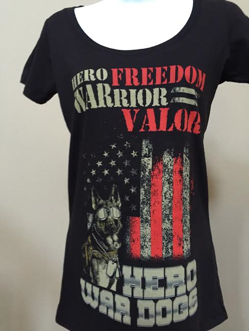 On this #WarriorWednesday we choose the loyal K9 design as the shirt of the day. Available in men's & women's styles.  All products are super comfortable and very affordable. Visit us during this #SmallBusinessWeek and shop conveniently!