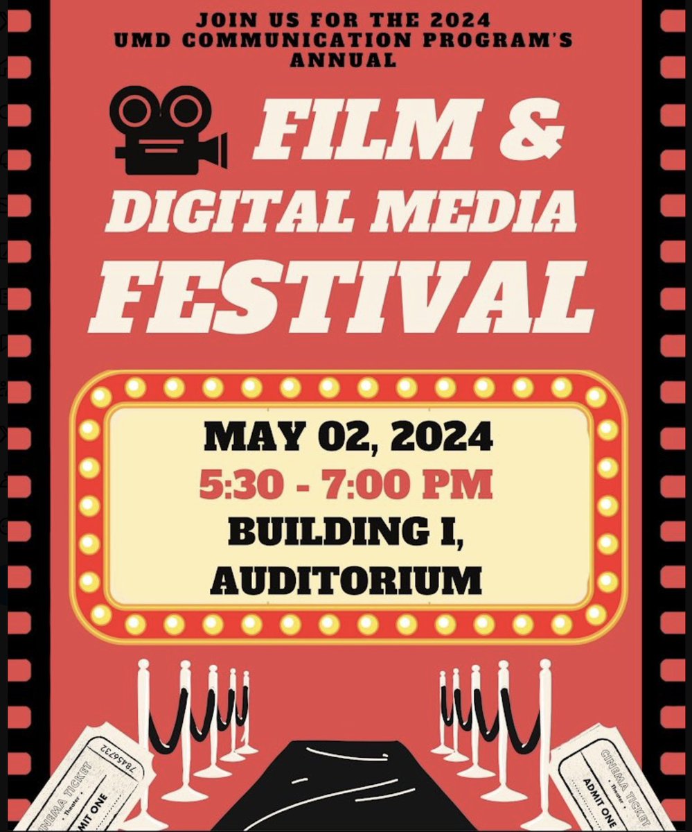 Support the creativity of your peers while enjoying short films! Don't forget to join @UofMaryland at USG Communication students for their annual Film & Digital Media Festival tomorrow from 5:30 - 7pm. #LifeAtUSG #DiscoverUSG