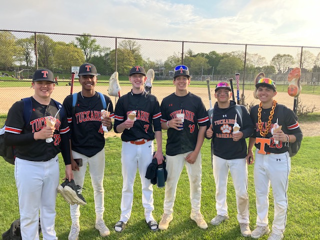 Tuckahoe Baseball (@tuck_baseball) on Twitter photo Tigers win 7-1 vs Saunders!
C. Brice WP: 6IP 1H and 10 SO 🔥
F. Loiacono Homerun 3 RBI 🐅
#GoTigers🟠⚫️
<a href="/TuckahoeTiger/">Tuckahoe Tigers</a> <a href="/lohudsports/">lohud sports</a> Tigers win 7-1 vs Saunders!
C. Brice WP: 6IP 1H and 10 SO 🔥
F. Loiacono Homerun 3 RBI 🐅
#GoTigers🟠⚫️
<a href="/TuckahoeTiger/">Tuckahoe Tigers</a> <a href="/lohudsports/">lohud sports</a>