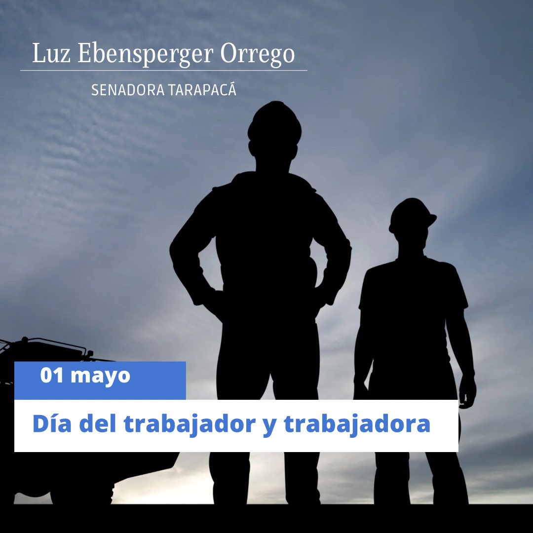 Un gran saludo a todas las personas trabajadoras, tanto mujeres como hombres, que día a día ponen su esfuerzo y dedicación en lo que hacen. ¡Que tengan un merecido día de descanso! Un abrazo especial para todos los tarapaqueños, que con su labor contribuyen al progreso de…