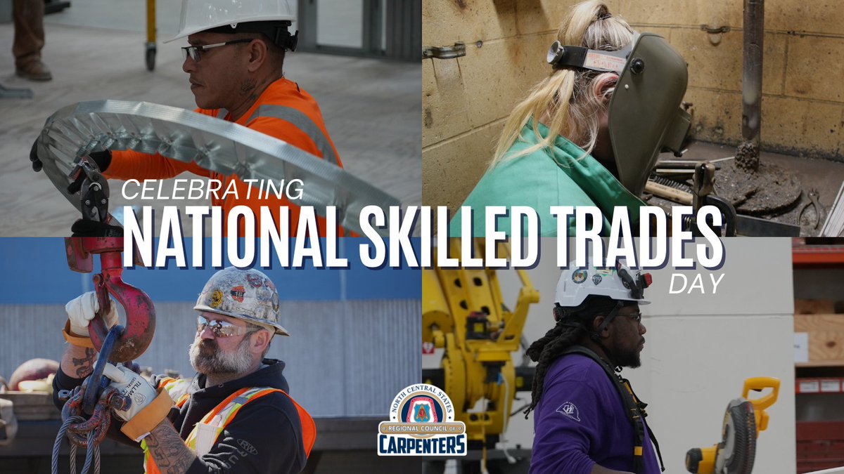 Happy National Skilled Trades Day! We want to recognize the dedication, expertise, and invaluable contributions of our members who are the backbone of our industry 🏗 #nationalskilledtradesday #skilledtrades #unionproud #may1