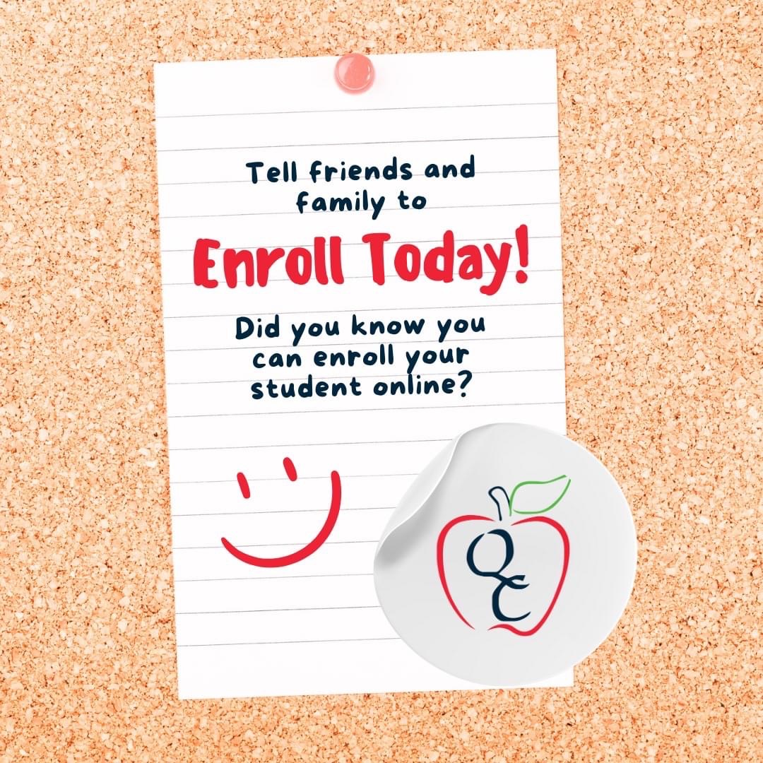 Enroll with us today! Check out QCUSD.org for more information #QCLeads