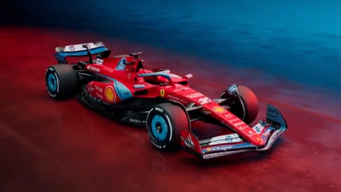 es tan VERGONZOSO que el logo del mismo Ferrari sea casi imperceptible, mientras que el sponsor está por todos lados