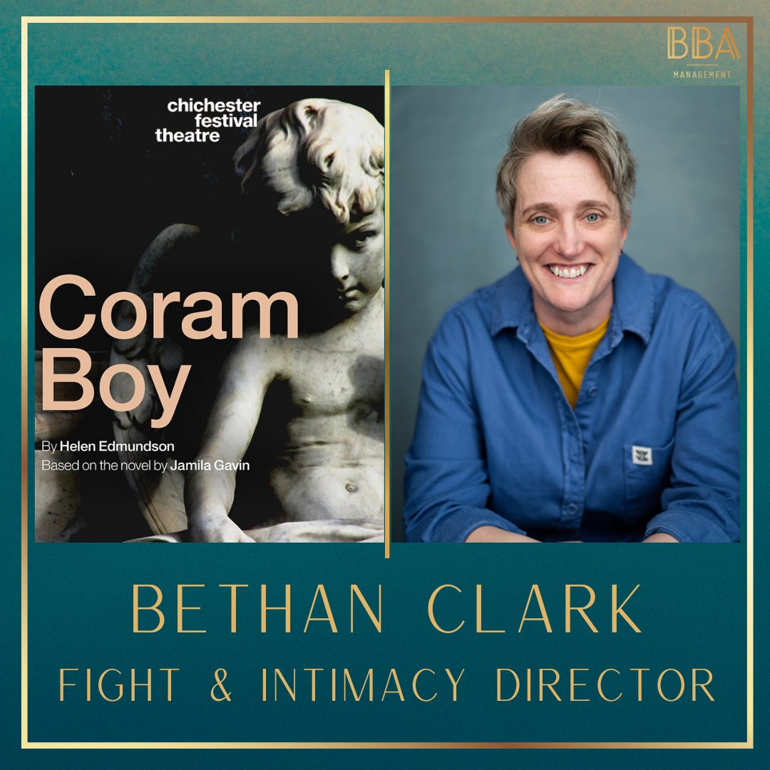 BETHAN CLARK has been announced as Fight & Intimacy Director for @ChichesterFT Coram Boy 👼🏼 Playing from 24th May, this is not one to be missed 💗 📸 - @yellowbellyfoto