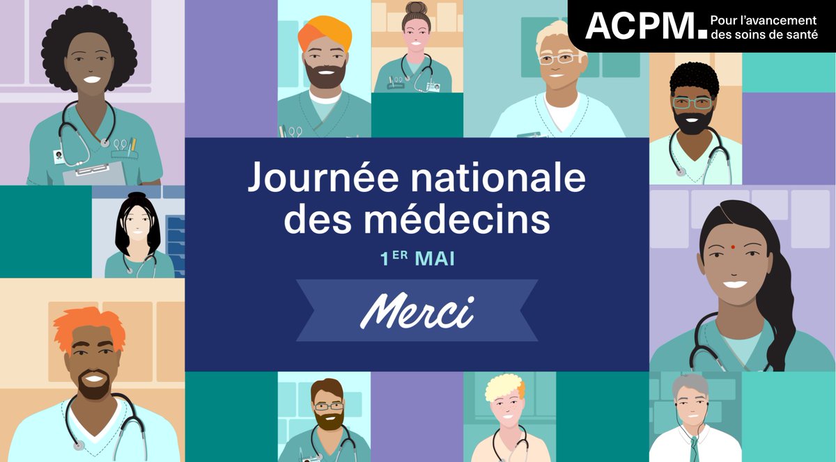 En cette #JournéeNationaleDesMédecins, la vague de reconnaissance qui déferle sur les médecins m’inspire au plus haut point. C’est un réel privilège pour moi d’appuyer mes collègues grâce au travail de l’ACPM.