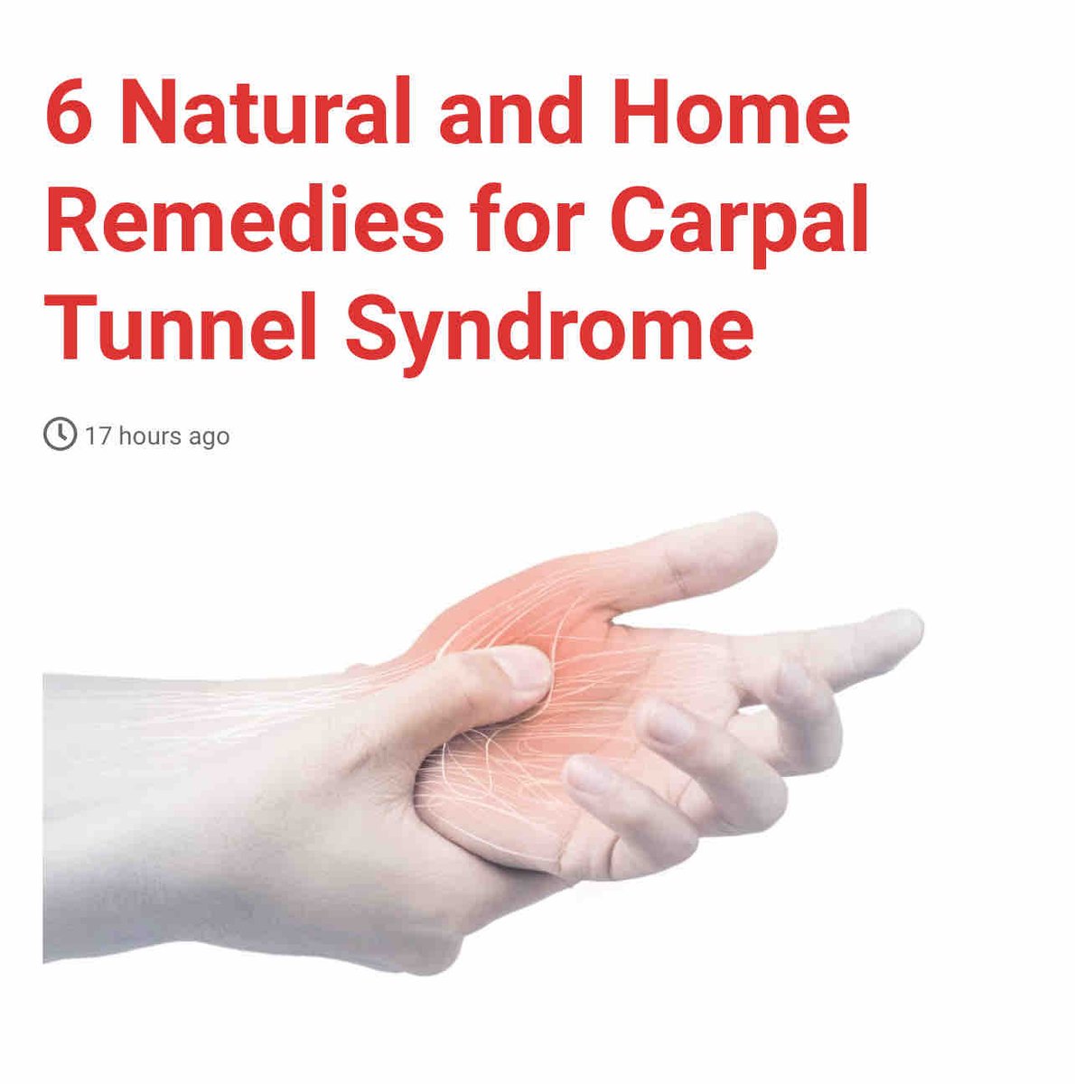 6 Natural and Home Remedies for Carpal Tunnel Syndrome

👉 Read more here👇
👉 ironmagazine.com/2024/6-natural…

#carpaltunnelsyndrome #bonedesease #coldtherapy #acupunture #yoga #lifestyle #ironmagazine