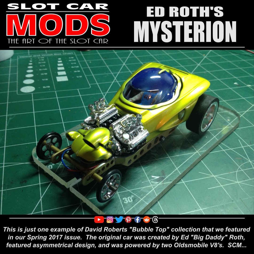 These car designs infected the brains of many kids. SCM...

#slotcarsforlife #slotcarmods #edroth #bigdaddy #mysterion #bubbletop #showcar #art #infected #brains #kids #slotcarsofinstagram #slotcarphotography #slotcartrack #slotcarcollecting #slotcarcollection #slotcar #slotcars