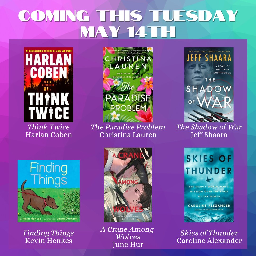 Happy New Book Tuesday! This week we have a new Myron Bolitar novel from Harlan Coben! #CMCL #librarylove #NewBookTuesday