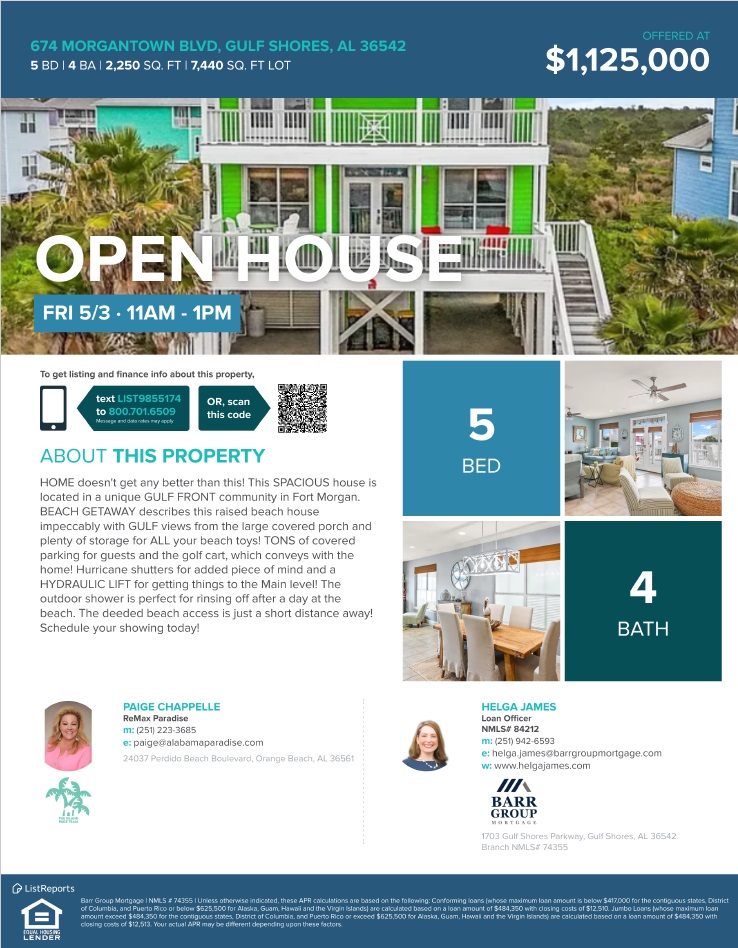 🎉🎉🎉 OPEN HOUSE ALERT!!!
Turn your Friday into a FRI-YAY by visiting Jennifer Lawrence at this AWESOME Beach House in Morgantown: bit.ly/3JfIJ1N
#islandpageteam #remaxparadise #OpenHouseAlert #beachlife #gulfcoastrealtor #buysellinvest #morgantown #fortmorgan #FriYay