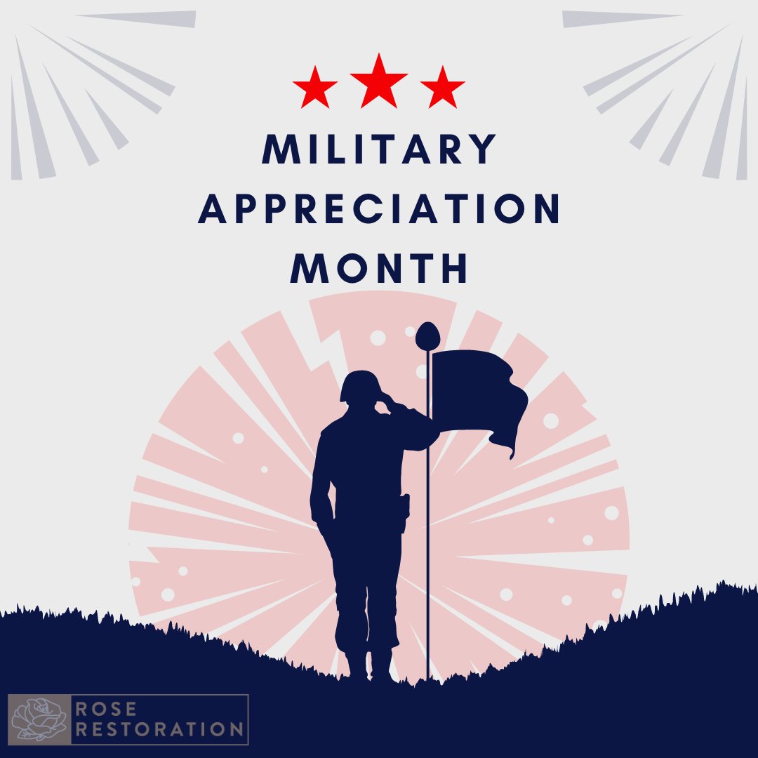 Today marks the beginning of Military Appreciation Month, where we honor and express gratitude to those serving our country. We thank you for your sacrifice and dedication.🌹🇺🇸 ⁠🎖️🪖🕊️
#MilitaryAppreciationMonth #UnitedWeStand #ThankYouVeterans #SupportOurTroops #VeteransSupport