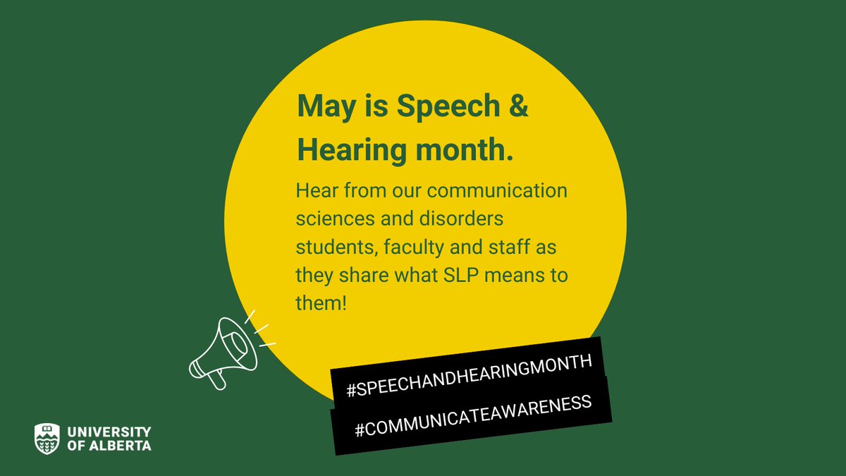 May is #SpeechAndHearingMonth, and we’re celebrating alongside our faculty and students. We invite you to join us and follow along as we share what makes communication sciences and disorders a great profession and why we love it!