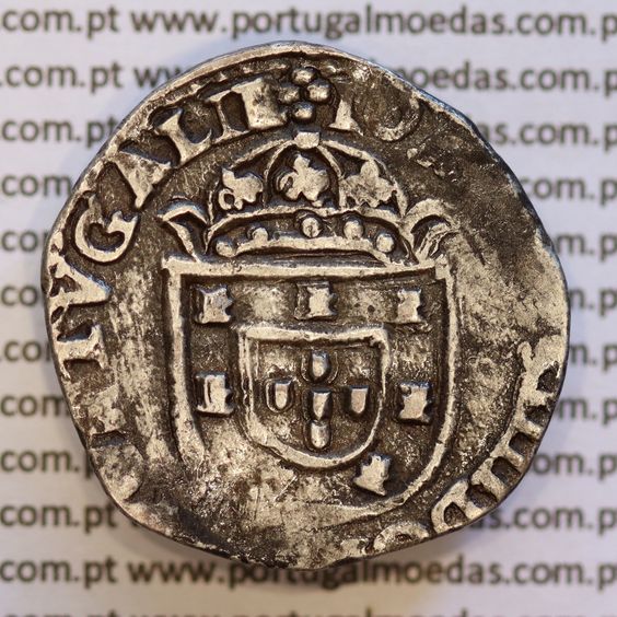 portugalmoedas.com.pt/en/moedas-de-d… Portugal, silver coin of Tostão of D. João IV 1640-1656, 100 Reais silver, legend: +IOANNES IIII DG REX PORTVGALIE / +INHOC.SIGNO.VINCES